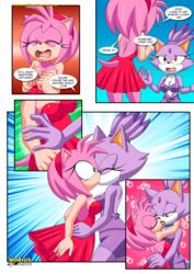 amy rose from burning love (comic) by bbmbbf