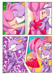 amy rose from burning love (comic) by bbmbbf