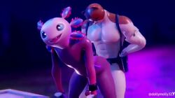 3d age_difference animated ass axo_(fortnite) balls bara bent_over body_blush dollymolly323 domestic_cat epic_games fortnite furry gay happy happy_sex happy_trail longer_than_30_seconds male male/male meowscles_(fortnite) muscular muscular_male naked penis penis_in_ass size_difference sound tagme tail tongue twink video video_games