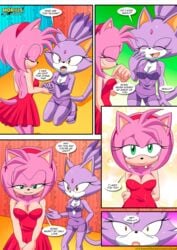 amy rose from burning love (comic) by bbmbbf