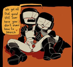 anal_beads captain_(tankmen) gay male/male newgrounds penis sex_toy synndere tankmen