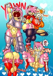 1futa 1girls amy_rose anthro autofellatio balls big_balls big_penis breasts bubble_butt casual_nudity clothed clothing cock_shock cream_the_rabbit cum cum_in_mouth ejaculation erection erection_under_clothes female furry futa_focus futa_sans_pussy futa_with_female futanari goudadunn hi_res huge_balls huge_cock hyper_penis ineffective_clothing intersex large_penis low_hanging_testicles masturbation mostly_clothed mostly_nude naked_footwear nude nude_futanari orgasm penis penis_awe penis_to_the_knees sagging_balls self_fellatio sonic_(series) sucking_self_off tearing_clothes testicles_clench torn_clothes veiny_penis wardrobe_malfunction