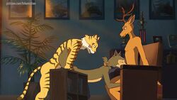 16:9 2d 2d_animation advertisement all_fours anal anal_sex animated anthro anthro_on_anthro anthro_penetrated anthro_penetrating anthro_penetrating_anthro antlers athletic athletic_male bareback beastars biceps bikomation bill_(beastars) bodily_fluids bouncing_butt canid canine canis cervid cervine conditional_dnp doggy_style erection felid frame_by_frame from_behind_position gay genital_fluids gif legoshi_(beastars) louis_(beastars) male male/male male_penetrated male_penetrating male_penetrating_male mammal moan muscular muscular_male netflix nude oral oral_penetration orgy pantherine pecs penetration predator/prey red_deer role_reversal saliva scut_tail sex short_playtime tiger triceps trio widescreen wolf yaoi