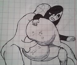 anal anal_sex artist_request big_ass faceless_male fat_ass goth huge_ass pen_(artwork) penetration sex straight veronica_(saltynoodles) wide_hips