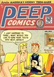 alias_the_rat archie_andrews archie_comics betty_cooper blonde_hair nude