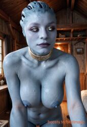 breasts breasts mass_effect mass_effect_2 mass_effect_3 naked naked_female samara