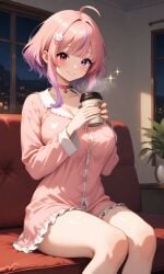 ai_generated essievt fanart pijama room tagme vtuber