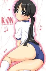 1girls artist_request k-on! mio_akiyama_(k-on!) tagme