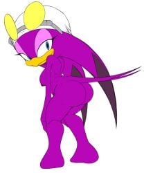 5:6 anthro ass avian beak big_butt bird breasts female hi_res hirundinid looking_at_viewer nipples non-mammal_nipples nude oscine passerine presenting presenting_hindquarters raccoonshinobi sega side_boob solo sonic_(series) sonic_riders sonic_the_hedgehog_(series) swallow_(bird) wave_the_swallow wide_hips