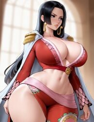 boa_hancock floox large_breasts one_piece voluptuous