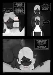 1girls 2boys 2d 2d_(artwork) bar_censor bisexual black_and_white bully censor_bar censored cheating cheating_mother cock_worship comic comic_page cuckold dark-skinned_female dark-skinned_femboy dark-skinned_male dark_skin dominant_male feminization femsub gelatomusume heart-shaped_pupils interracial light_skin lipstick_mark lipstick_on_penis maledom malesub mature_female mmf_threesome mother mother_and_son motherly_cuckold penis_size_difference pubic_hair_in_mouth queen_of_hearts sex_tape shorter_male sissification sissy size_difference small_penis_humiliation stray_pubic_hair submissive_female submissive_male taller_male tattoo_on_breasts threesome twink