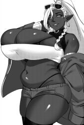 big_breasts dark-skinned_female drow huge_breasts strongmoist