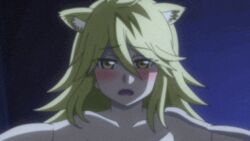 akame_ga_kill! animal_ears animated areolae awa blonde_hair blush bouncing_breasts breasts cat_ears feline female large_breasts leone_(akame_ga_kill!) monster_girl nipples nude pussy solo uncensored yellow_eyes