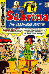 3girls archie_andrews archie_comics betty_cooper black_alchemy black_hair blonde_hair breasts female hilda_spellman multiple_girls nude photoshop pussy reggie_mantle sabrina_spellman sabrina_the_teenage_witch swimsuit veronica_lodge