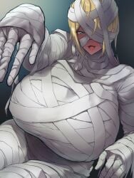 big_breasts huge_breasts mummy mummy_costume sasaki666