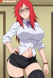 1girls ai_generated aindroidparanoid ass ass big_ass big_breasts big_butt breasts busty curvy cute fat_ass female female_only glasses hair hi_res hips huge_ass huge_breasts human karin karin_uzumaki large_ass large_breasts legs narrow_waist naruto naruto:_the_last naruto_(classic) naruto_(series) naruto_shippuden red_hair slim_waist tagme thick_ass thick_thighs uzumaki_karin voluptuous waist wide_hips
