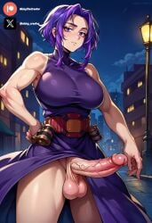 1futa ai_generated boku_no_hero_academia breasts cock colored dick futa_only futanari futanari/female lady_nagant light_skin light_skinned_futanari my_hero_academia nickythecreator penis sexy sexy_body sexy_pose testicles tsutsumi_kaina veiny_penis violet_eyes violet_hair