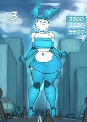 1girls female giantess image_set jenny_wakeman my_life_as_a_teenage_robot no_nudity robot robot_girl tagme_(artist) xj-9 zetaskully