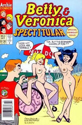 2girls archie_andrews archie_comics betty_and_veronica betty_cooper black_hair blonde_hair breasts multiple_girls nude pussy topless veronica_lodge wa_smith