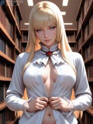 1girls 5_fingers ai_generated artist_name asian asian_female big_breasts bigz_ai blonde_hair blue_eyes boots breasts choker clothed clothed_female clothing dress emilie_de_rochefort female female_focus female_only hair library light-skinned_female long_hair looking_at_viewer medium_breasts namco patreon_username posing solo solo_female stable_diffusion tekken tekken_5_dark_resurrection tekken_6_bloodline_rebellion tekken_7 tekken_8 tekken_tag_tournament_2 unzipped unzipping white_dress