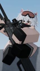 1girls alternate_version_available anti_(phantom_forces) brickstar328 gun phantom_forces roblox roblox_game robloxian tagme