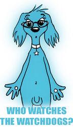 anthro balls blue_fur dog front_view male male_only nude penis raine_(rainedog) raine_dog standing tagme toony webcomic