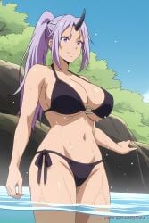 ai_generated aichat bikini candid cute ecchi pinku pinku.ai pinkuai river shion_(tensei_shitara_slime_datta_ken) swim tensura