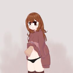 brown_eyes brown_hair coralbunz maroon_clothing tagme