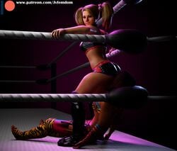 2girls 3d 3d_(artwork) alexa_bliss asian asian_female asphyxiation ass ass_focus ass_on_face asuka_(wwe_diva) blonde_hair boots catfight celebrity facesitting female female_domination female_only femdom fighting_ring grin helpless humiliation jvfemdom real_person shorts smothering smothering_ass stinkface suffocation thick_ass thick_thighs twintails wrestlingryona wwe wwe_2k20 wwe_diva wwe_divas yuri