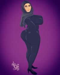 burka hijab huge_ass milf muslim pinup rsterling samira vforvendettav