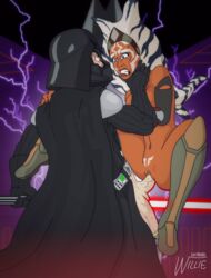 1boy 1girls ahsoka_tano anakin_skywalker big_breasts blue_eyes breasts choking crying darth_vader erection forced hi_res master_and_student nude pants_down penis rape spread_legs star_wars star_wars_rebels tears vaginal_penetration veiny_penis watermark willie yellow_eyes