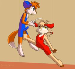 1boy 1boy1girl 1girls anthro attack ballbusting bodily_fluids cathy_(school_days) clothing cock_and_ball_torture crotch_attack crotch_kick cub cum cum_through_clothing cumshot duo edward_(school_days) ejaculation female femdom genital_fluids genital_torture kick krezz_karavan male male/female mammal meow-meow pain pussy_bulge wet wet_clothing wrestling_outfit wrestling_singlet young