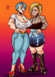 android 18 from dragon ball by santaima z