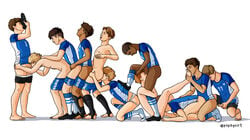 11boys anal anal_sex blowjob bottomless crouching deepthroat double_penetration erect_while_rimmed erection fellatio foot_on_back foot_smelling foot_sniffing football_uniform fuck_and_suck gay gay_orgy gay_sex holding_penis imminent_penetration interracial jock_slut jockstrap love_train male male_only nude_male orgy penetration pupsquirt rimjob sex_train_position shirt_removed shoe_sniffing shorts_down sniffing_shoe socks_and_shoes spitroast sports_shoes sports_uniform sportswear standing suck_and_fuck sucking_off toeless_socks topless_male uncut white_background yaoi