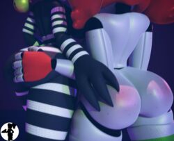 3d anthro ass baby_(fnafsl) big_butt circus_baby circus_baby_(fnaf) fat_ass female/female five_nights_at_freddy's marionette_(fnaf) puppet_(fnaf) robot rule_63 security_puppet_(fnaf) so87baby summer_baby summer_of_87_baby