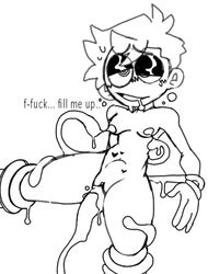 bondage completely_nude cum cum_in_pussy cum_inside eyes_half_open happy lavabutts original original_character reece_(lavabutts) tentacle tentacle_sex tomboy