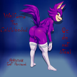 ass eric fanart female female_only furry leyendasyvideojuegos looking_at_viewer meme nihilishn oc purple pussy rangugamer sonic_(series) thighs wolf wolfurra_the_coldblooded