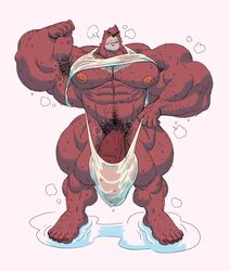 bara bear bulge furry furry_only huge_bulge hyper hyper_balls hyper_genitalia hyper_muscles hyper_penis kumatetsu male male_focus male_only muscle muscles muscular muscular_arms muscular_back muscular_legs muscular_male muscular_thighs nipples shoegaze. solo_male sweating_profusely sweaty_balls the_boy_and_the_beast