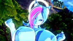 3d big_breasts breasts dragon_ball_xenoverse female female_majin majin modded original_character paizuri titjob