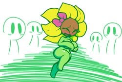 1girls 2018 anthro ass barefoot being_watched big_ass big_breasts blush bow breasts closed_eyes covering covering_breasts crowd embarrassed embarrassed_nude_female enf exhibitionism female female_focus female_only flora_fauna flower flower_humanoid flower_petals green_body green_skin hips humanoid humiliation large_ass large_breasts naked navel no_pussy nude nude_female nudity oc onlookers open_mouth original_character petal_(screwroot) petals plant_humanoid public public_humiliation public_nudity running screwroot simple_background streaking sunflower thick thick_ass thick_thighs thighs white_background wide_hips