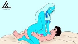 1boy 1girls animated aunt_and_nephew barefoot bed bedroom black_hair blue_diamond_(steven_universe) blue_hair blue_nipples blue_skin breasts broken_rape_victim cowgirl_position creampie cum cum_in_pussy cum_inside delalicious3 feet forced forced_orgasm gem gem_(species) incest interspecies kaliethva laceysx medium_breasts nipples penetration penis pussy rape reverse_rape sex sound steven_quartz_universe steven_universe tagme vaginal_penetration video voice_acted