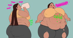 big_ass big_belly big_breasts big_butt dark-skinned_female dark_skin disney disney_princess fat fatpandabutt fattening female food huge_ass huge_belly large_ass large_belly male_focus native_american native_american_female pocahontas pocahontas_(character) stuffing tight_clothing weight_gain what