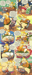 !!! 2021 angry animal_crossing anthro ass balloon blonde_hair blush breasts brown_hair canine comic crushed domination drunk english_text female female_focus flattened food frilled_panties furry gulpspooky hips hyper_ass isabelle_(animal_crossing) large_ass large_breasts larger_female male mouse nintendo panties party party_horn punch short_skirt sitting_on_person skirt smaller_male soda_can squished sweat sweating sweating_profusely tail tears text thick_thighs thighs thunder_thighs tight_clothing tongue_out upset white_eyes wide_hips