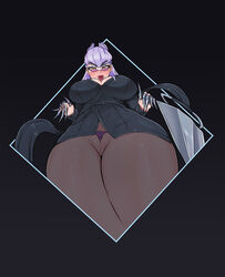 1girls 2021 alternate_costume big_breasts breasts evelynn female female_only jouljehart k/da_all_out_evelynn k/da_all_out_series k/da_series large_breasts league_of_legends looking_at_viewer looking_over_eyewear looking_over_glasses looking_over_sunglasses purple-tinted_eyewear riot_games solo sunglasses thick_thighs tinted_eyewear wide_hips