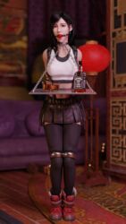 3d bondage bound female final_fantasy final_fantasy_vii final_fantasy_vii_remake fully_clothed gag gagged rindekey tifa_lockhart