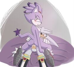 blaze the cat from sonic (series) by goodnightvivirose