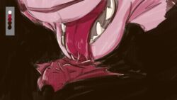 2018 ambiguous_gender anthro bat black_background clothed clothing disembodied_head disney duo erection feline furry ittybittykittytittys ittybittykittytittys_(character) licking long_tongue lying macro male mammal micro micro_on_macro on_back open_mouth oral original_character partially_colored penis sex sharp_teeth simple_background size_difference sketch teeth tiger tongue tongue_out tonguejob zootopia