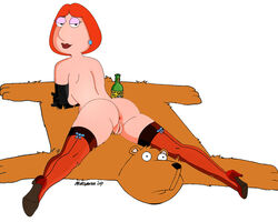 1girls 2009 anus ass family_guy female female_only human inferno_edits lois_griffin milf morganza red_hair solo the_cleveland_show tim_the_bear