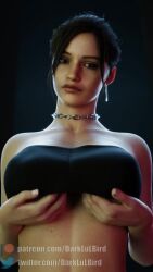 1girls 3d 9:16 animated big_breasts boob_drop bouncing_breasts bra_lift breast_drop breast_jiggle breasts_out chain_collar choker claire_redfield claire_redfield_(jordan_mcewen) collar darklulbird earrings female female_focus female_only flashing flashing_breasts hoop_earrings jiggle jiggling_breasts large_breasts lifted_by_self light-skinned_female nipple_piercing nipples no_bra pierced_nipples piercing piercings presenting presenting_breasts resident_evil resident_evil_2 resident_evil_2_remake shorter_than_10_seconds solo solo_female solo_focus tagme titty_drop undressing vertical_video video