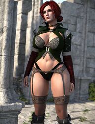 triss merigold from cd projekt red by rude frog